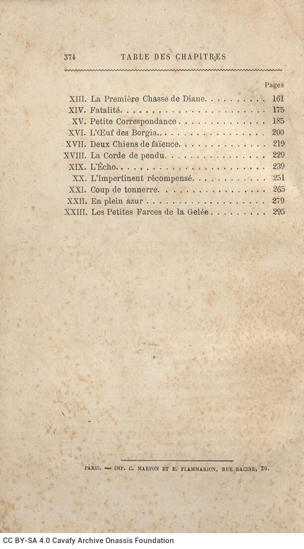 19 x 12 εκ. 14 σ. χ.α. + 307 σ. + 9 σ. χ.α., όπου στο φ. 1 κτητορική σφραγίδα CPC στο re